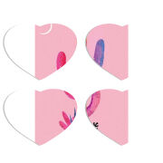 Магнитные фотопазлы Сердце 50 на 50 набор 4 штуки 