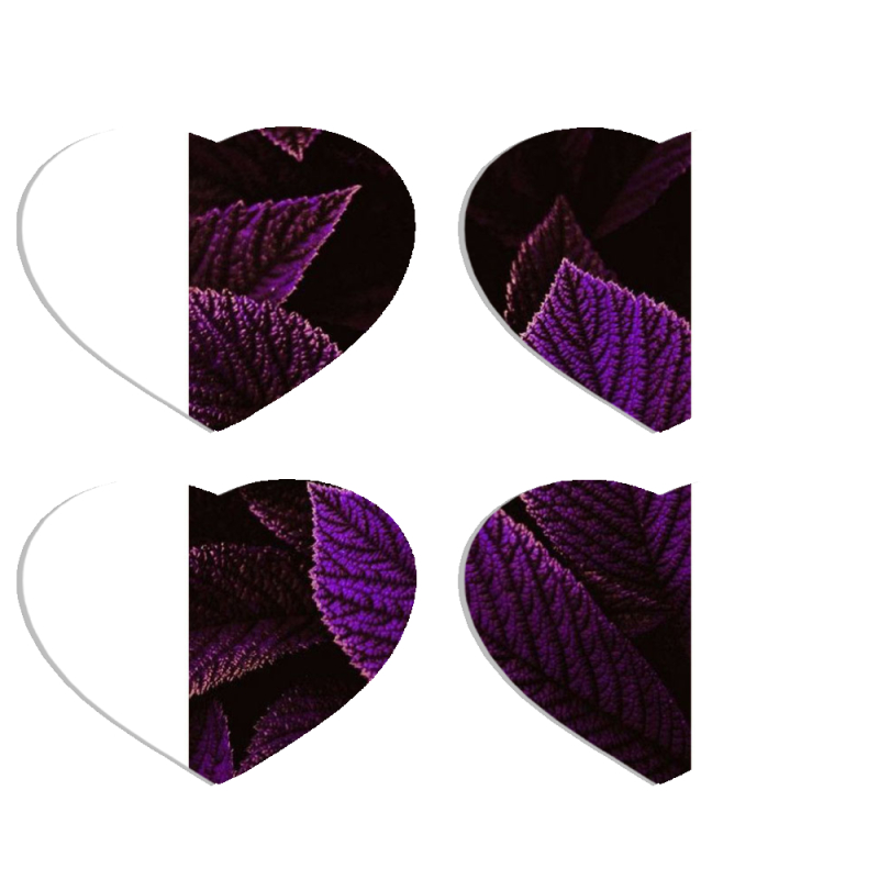 Магнитные фотопазлы Сердце 50 на 50 набор 4 штуки 