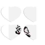 Магнитные фотопазлы Сердце 50 на 50 набор 4 штуки 