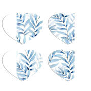 Магнитные фотопазлы Сердце 50 на 50 набор 4 штуки 