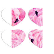 Магнитные фотопазлы Сердце 50 на 50 набор 4 штуки 