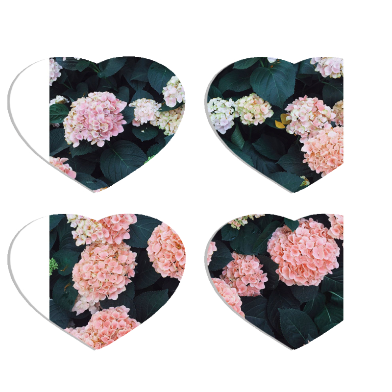 Магнитные фотопазлы Сердце 50 на 50 набор 4 штуки 