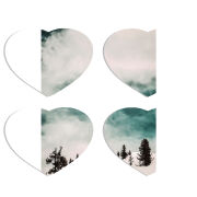 Магнитные фотопазлы Сердце 50 на 50 набор 4 штуки 