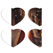 Магнитные фотопазлы Сердце 50 на 50 набор 4 штуки 