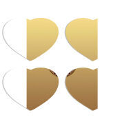 Магнитные фотопазлы Сердце 50 на 50 набор 4 штуки 