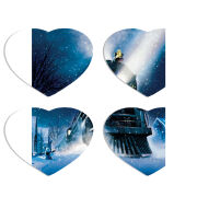 Магнитные фотопазлы Сердце 50 на 50 набор 4 штуки 