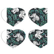 Магнитные фотопазлы Сердце 50 на 50 набор 4 штуки 