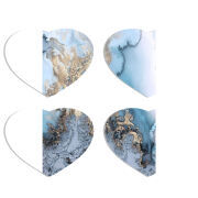 Магнитные фотопазлы Сердце 50 на 50 набор 4 штуки 