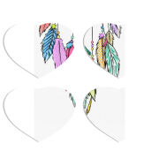 Магнитные фотопазлы Сердце 50 на 50 набор 4 штуки 