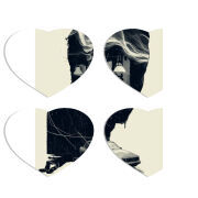 Магнитные фотопазлы Сердце 50 на 50 набор 4 штуки 