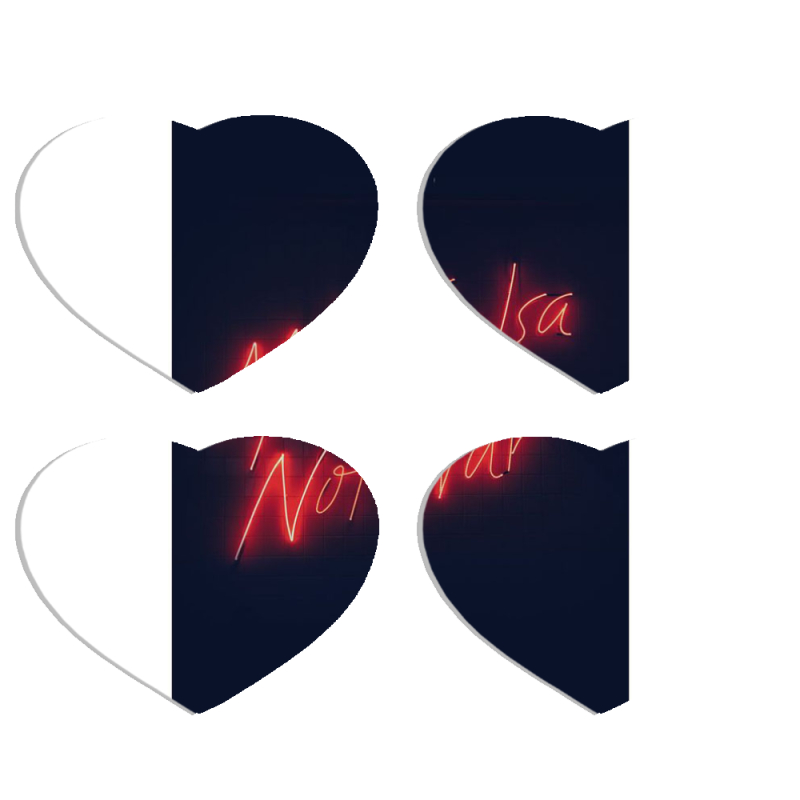 Магнитные фотопазлы Сердце 50 на 50 набор 4 штуки 