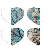 Магнитные фотопазлы Сердце 50 на 50 набор 4 штуки 