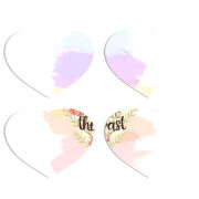 Магнитные фотопазлы Сердце 50 на 50 набор 4 штуки 