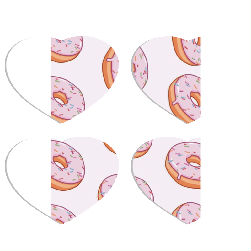 Магнитные фотопазлы Сердце 50 на 50 набор 4 штуки 