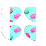 Магнитные фотопазлы Сердце 50 на 50 набор 4 штуки 