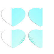 Магнитные фотопазлы Сердце 50 на 50 набор 4 штуки 