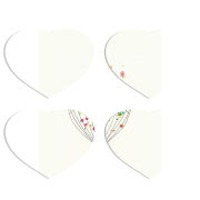 Магнитные фотопазлы Сердце 50 на 50 набор 4 штуки 