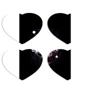 Магнитные фотопазлы Сердце 50 на 50 набор 4 штуки 