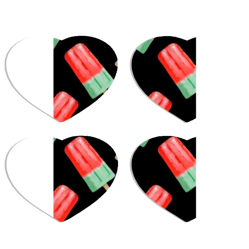 Магнитные фотопазлы Сердце 50 на 50 набор 4 штуки 