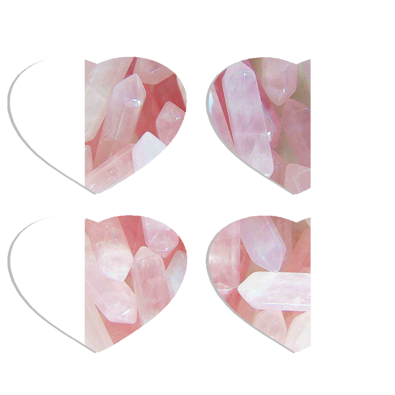 Магнитные фотопазлы Сердце 50 на 50 набор 4 штуки 