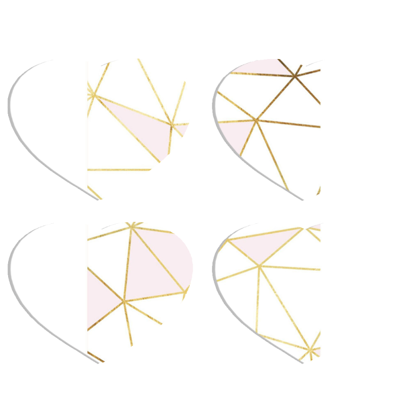 Магнитные фотопазлы Сердце 50 на 50 набор 4 штуки 