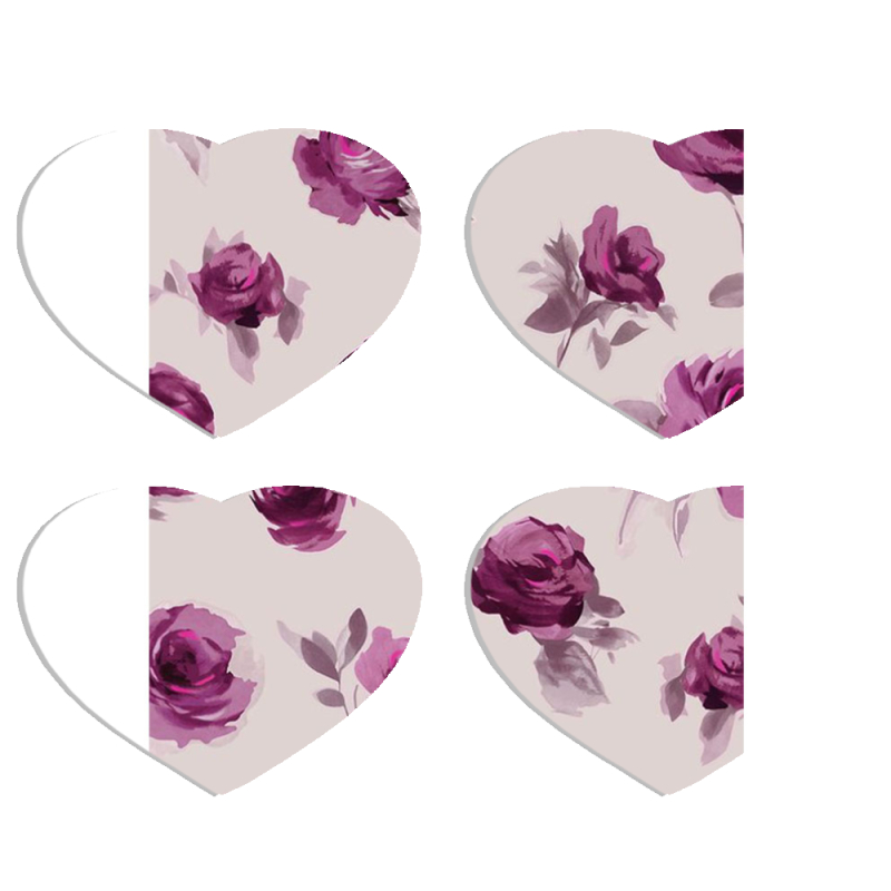 Магнитные фотопазлы Сердце 50 на 50 набор 4 штуки 