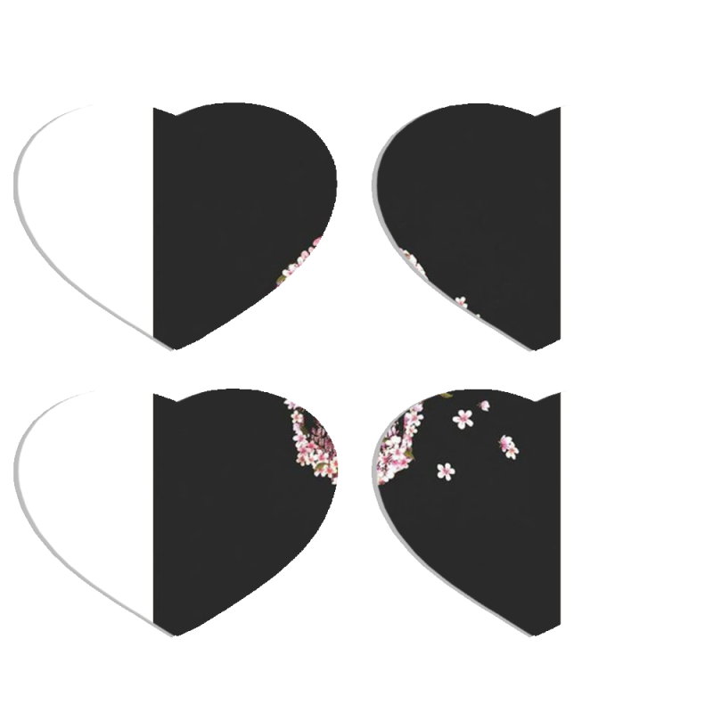 Магнитные фотопазлы Сердце 50 на 50 набор 4 штуки 