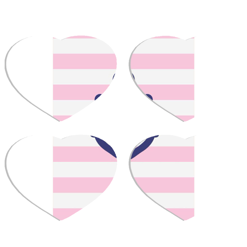 Магнитные фотопазлы Сердце 50 на 50 набор 4 штуки 