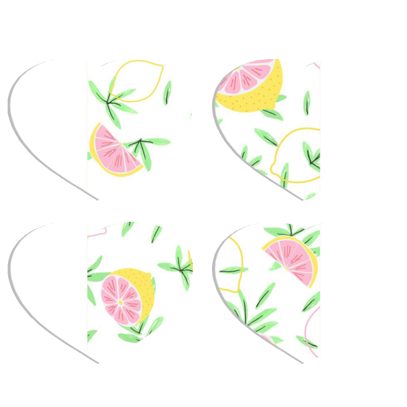 Магнитные фотопазлы Сердце 50 на 50 набор 4 штуки 