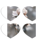 Магнитные фотопазлы Сердце 50 на 50 набор 4 штуки 