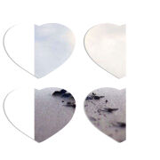 Магнитные фотопазлы Сердце 50 на 50 набор 4 штуки 