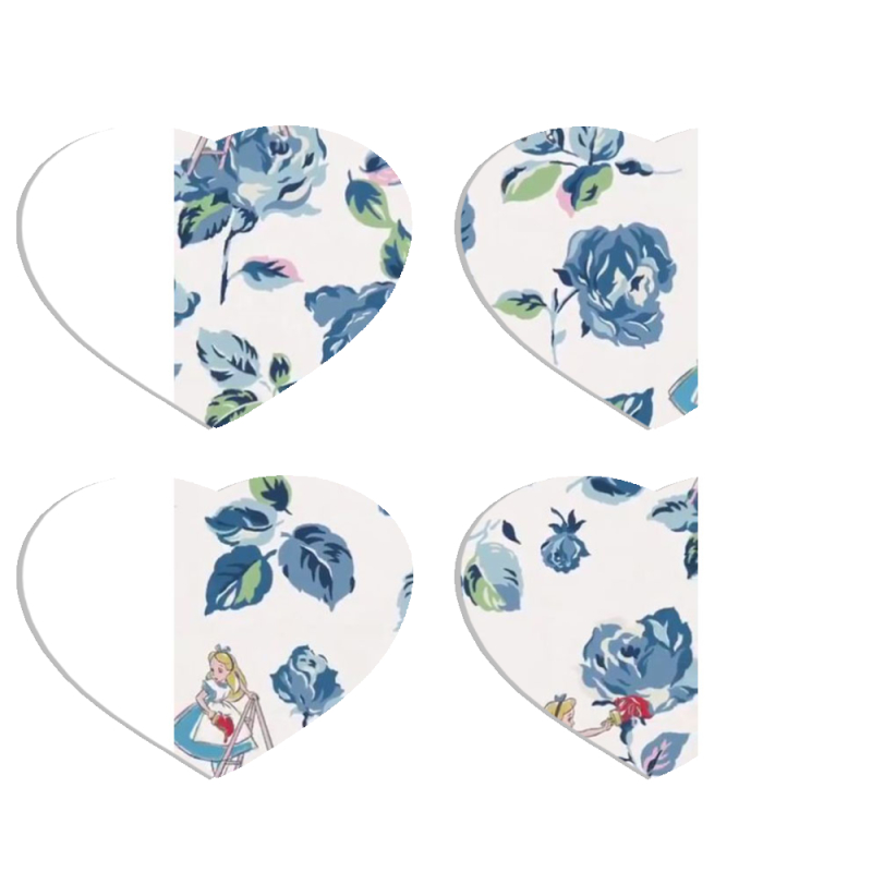 Магнитные фотопазлы Сердце 50 на 50 набор 4 штуки 