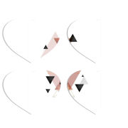 Магнитные фотопазлы Сердце 50 на 50 набор 4 штуки 