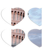 Магнитные фотопазлы Сердце 50 на 50 набор 4 штуки 