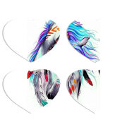 Магнитные фотопазлы Сердце 50 на 50 набор 4 штуки 