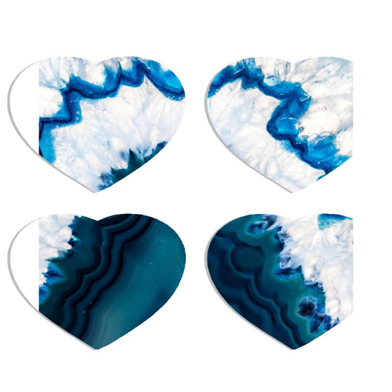 Магнитные фотопазлы Сердце 50 на 50 набор 4 штуки 