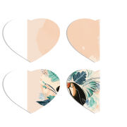 Магнитные фотопазлы Сердце 50 на 50 набор 4 штуки 