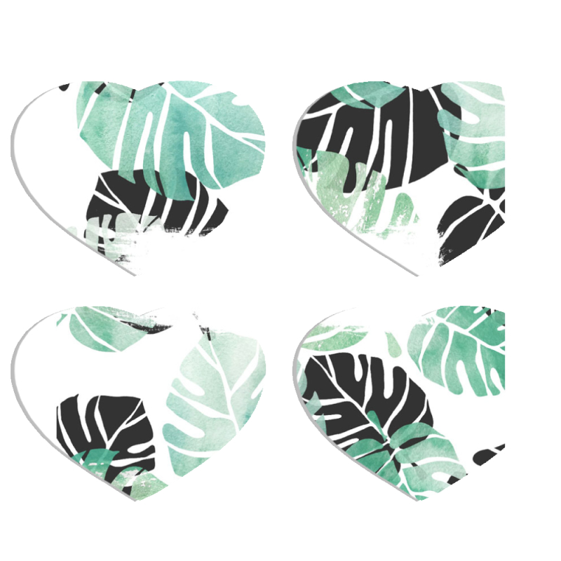 Магнитные фотопазлы Сердце 50 на 50 набор 4 штуки 