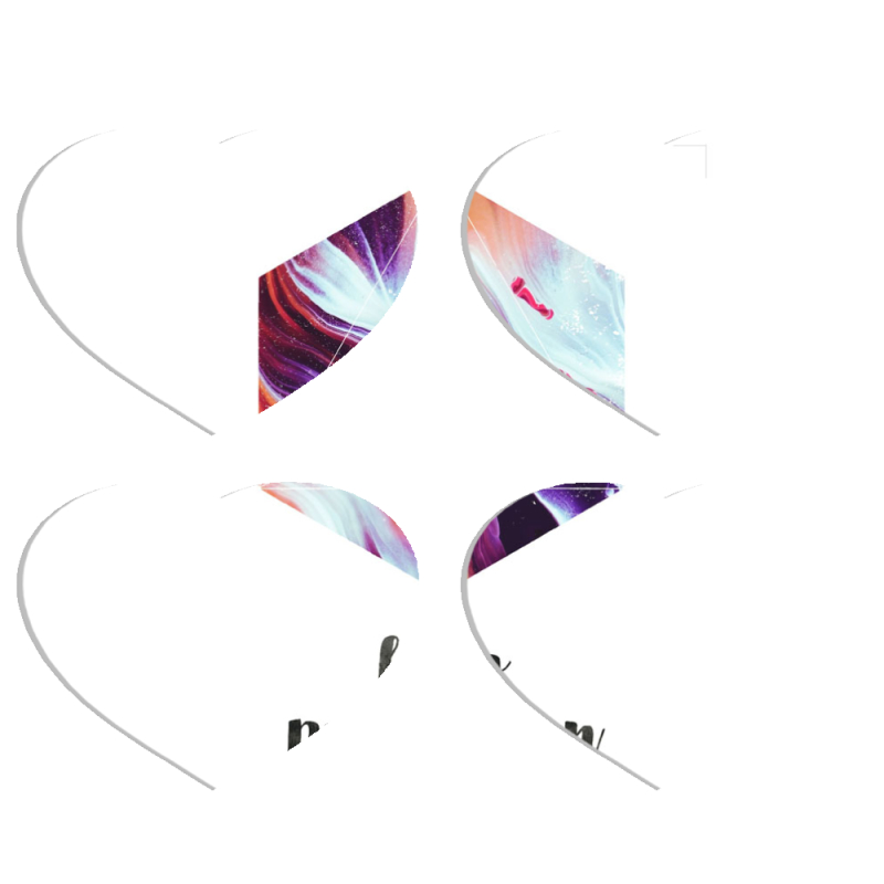 Магнитные фотопазлы Сердце 50 на 50 набор 4 штуки 