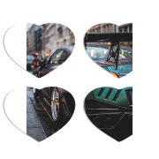 Магнитные фотопазлы Сердце 50 на 50 набор 4 штуки 