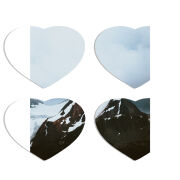 Магнитные фотопазлы Сердце 50 на 50 набор 4 штуки 