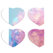 Магнитные фотопазлы Сердце 50 на 50 набор 4 штуки 