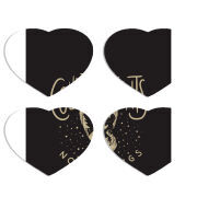 Магнитные фотопазлы Сердце 50 на 50 набор 4 штуки 