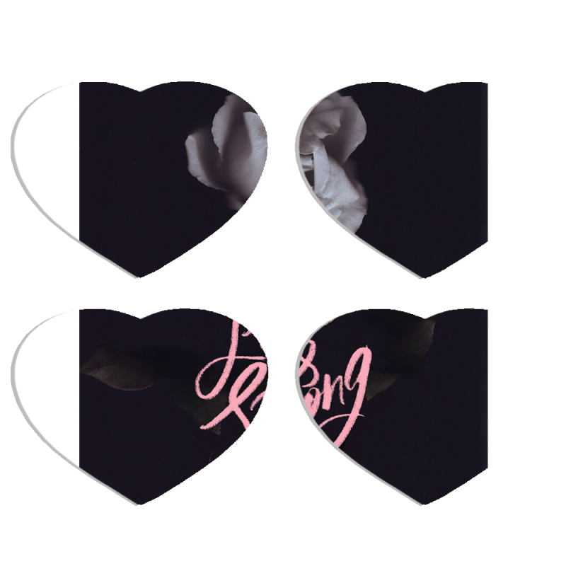 Магнитные фотопазлы Сердце 50 на 50 набор 4 штуки 