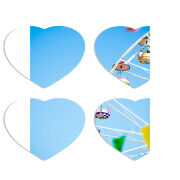 Магнитные фотопазлы Сердце 50 на 50 набор 4 штуки 