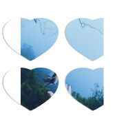 Магнитные фотопазлы Сердце 50 на 50 набор 4 штуки 