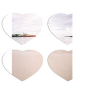 Магнитные фотопазлы Сердце 50 на 50 набор 4 штуки 