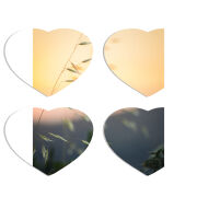 Магнитные фотопазлы Сердце 50 на 50 набор 4 штуки 