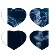 Магнитные фотопазлы Сердце 50 на 50 набор 4 штуки 