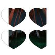 Магнитные фотопазлы Сердце 50 на 50 набор 4 штуки 